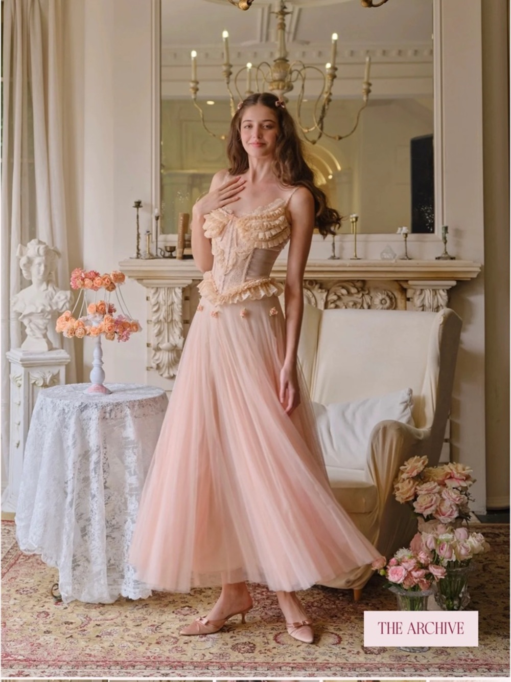 Lacemade tulle skirt